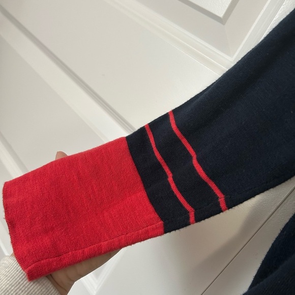 Vince Navy Long Sleeve Blouse - Picture 5 of 6